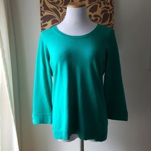 Banana Republic Scoop Neck Long Sleeved Top